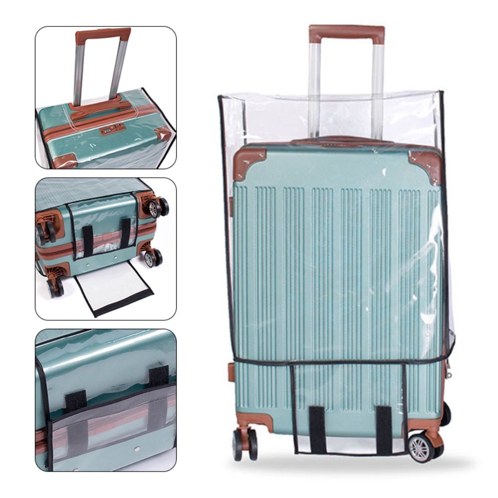 Waterproof Suitcase Cover Protector - PVC Transparent Luggage Cover Travel Accessories