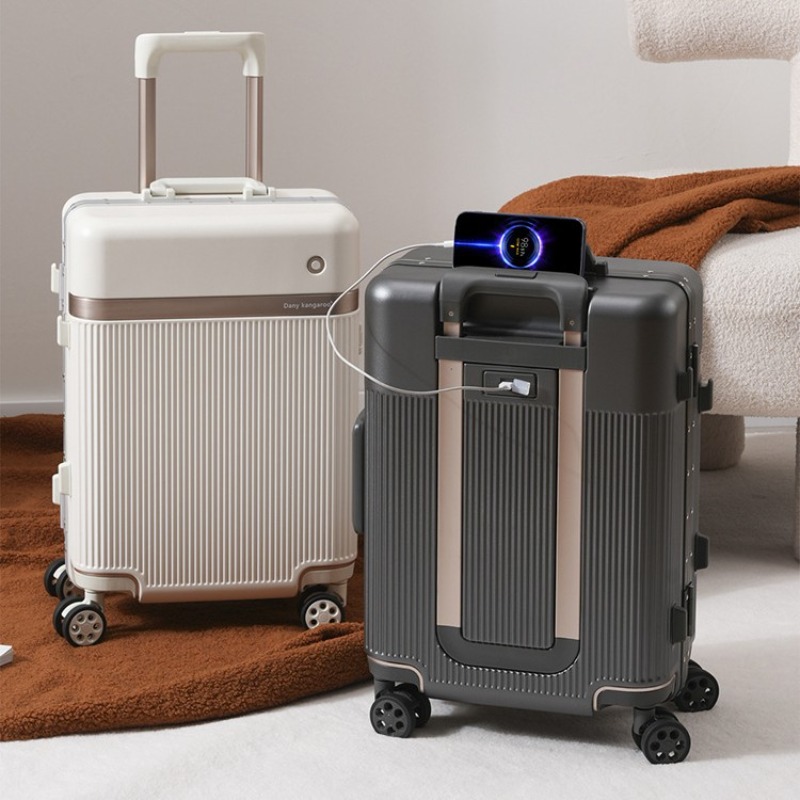 20/22/24/26 Travel Suitcase Tr - Aluminum Frame Carry On Luggage recension och pris