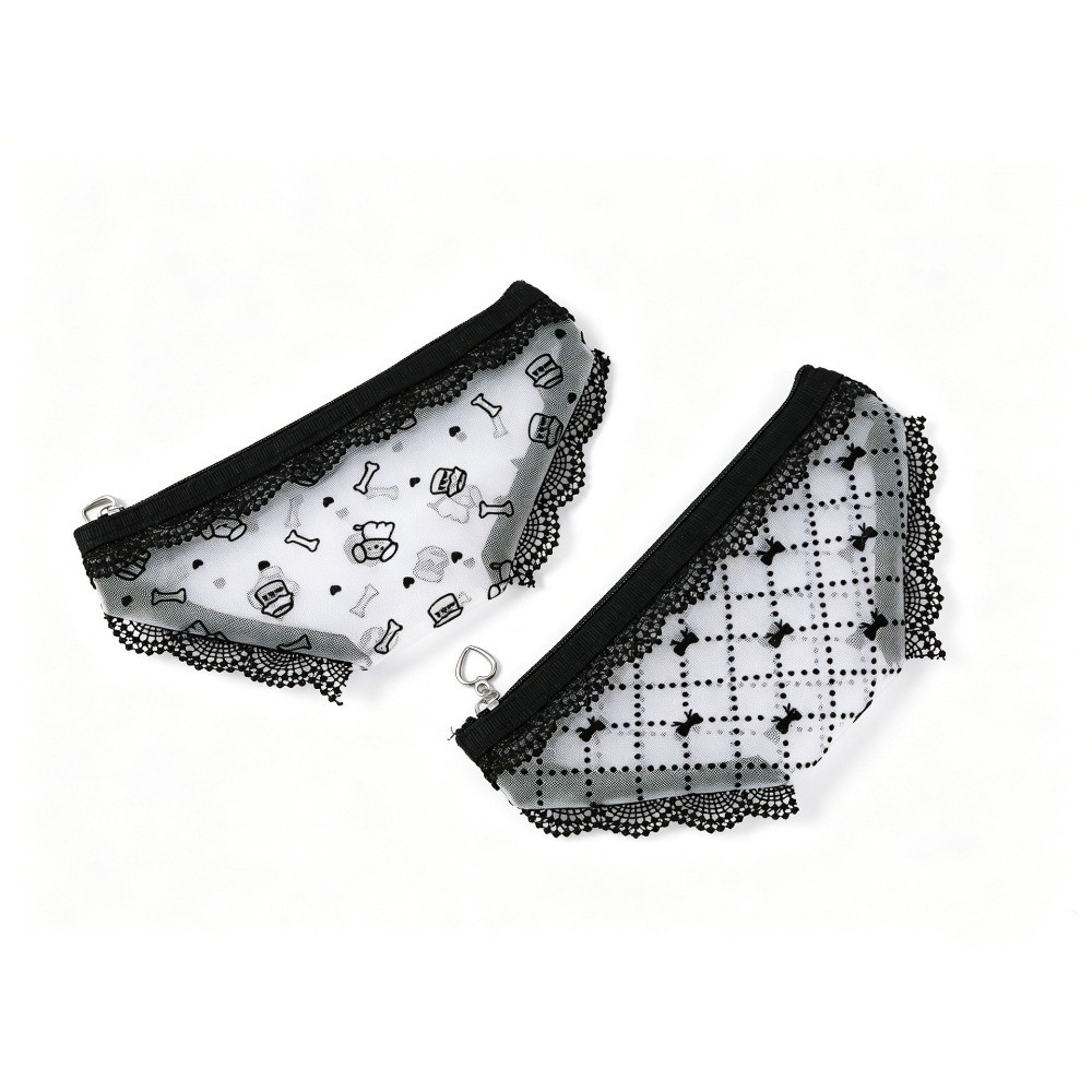 Cute Lace Mesh Storage Pouch B - Cosmetic Bags recension och pris