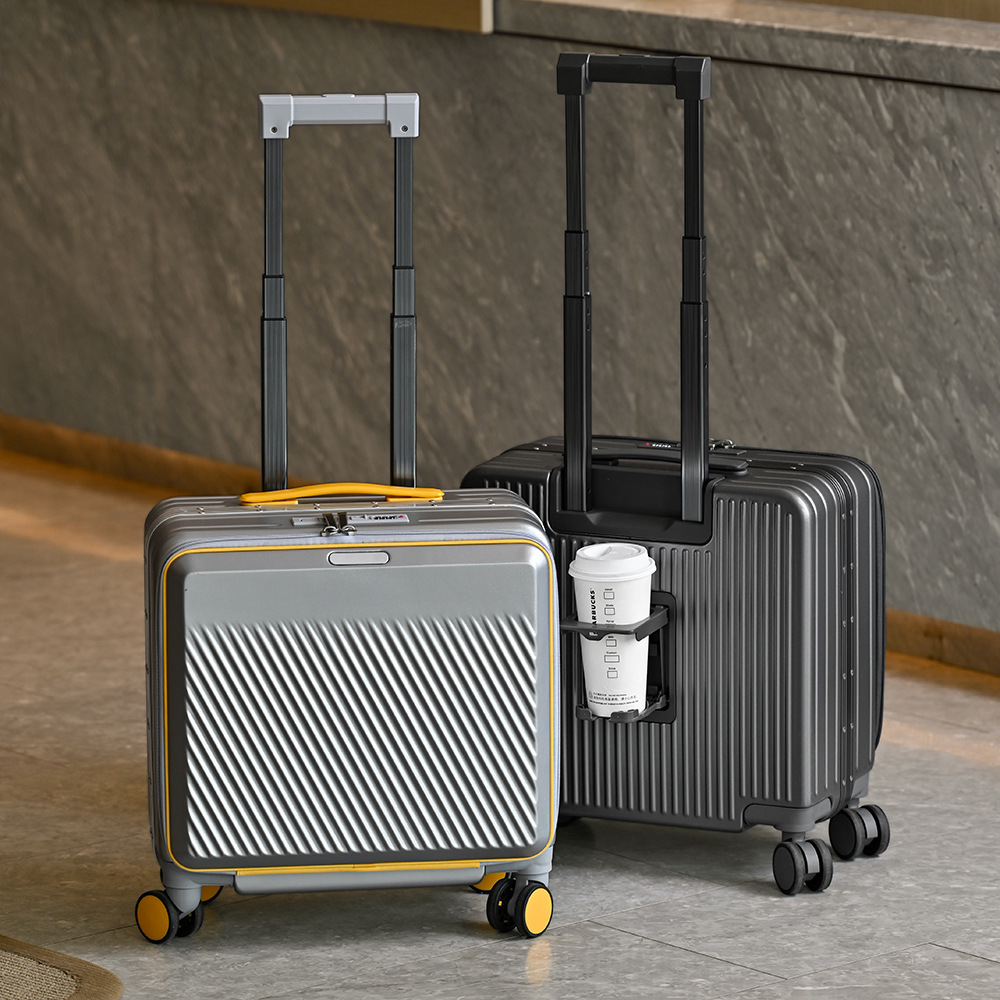 18 Front Opening Carry On Suit - Aluminum Frame Carry On Luggage recension och pris