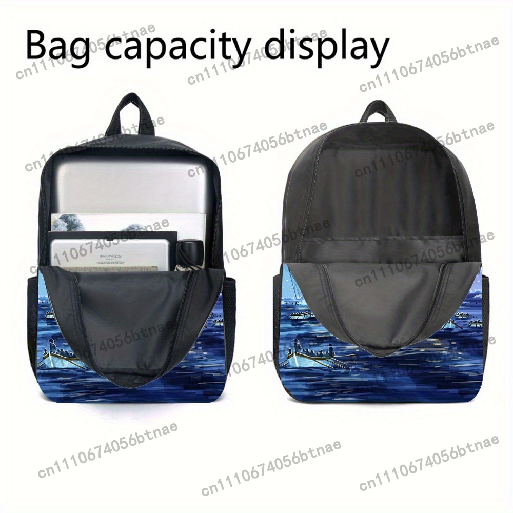 3pcs Titanic Pattern Backpack  - Handbags recension och pris