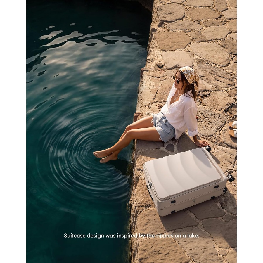 Top Opening Expandable Luggage - Expandable Hard Shell Luggage Set recension och pris