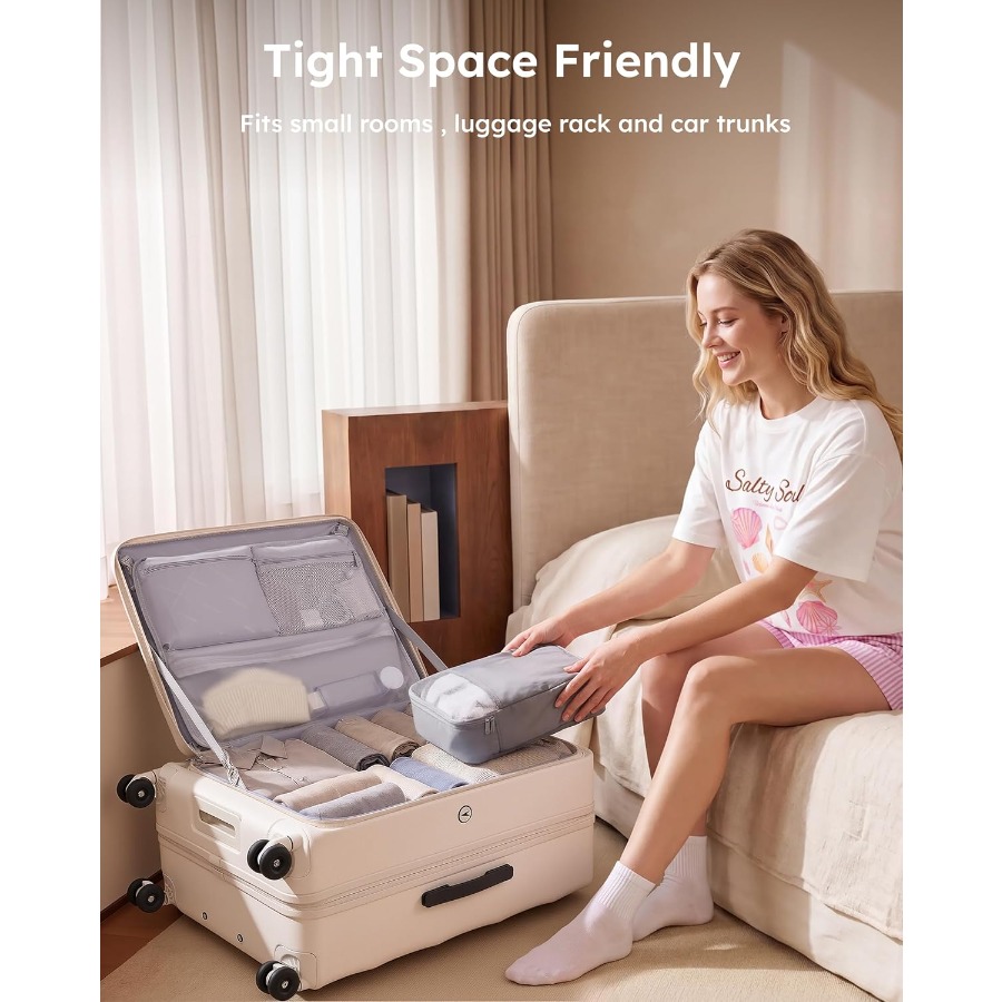 Top Opening Expandable Luggage - Expandable Hard Shell Luggage Set recension och pris