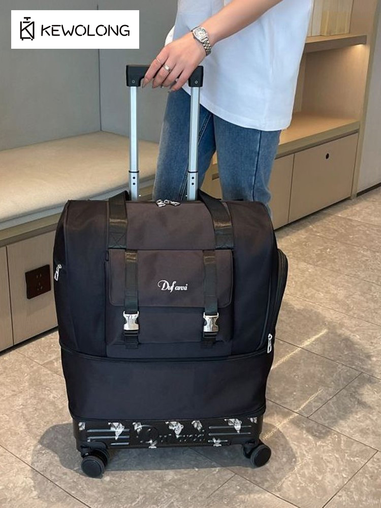 Oxford Fabric Foldable Carry O - Foldable Rolling Luggage Bag recension och pris