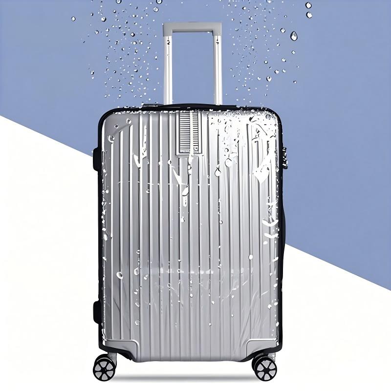16-28 Inch Transparent PVC Lug - Luggage Protective Cover Transparent recension och pris