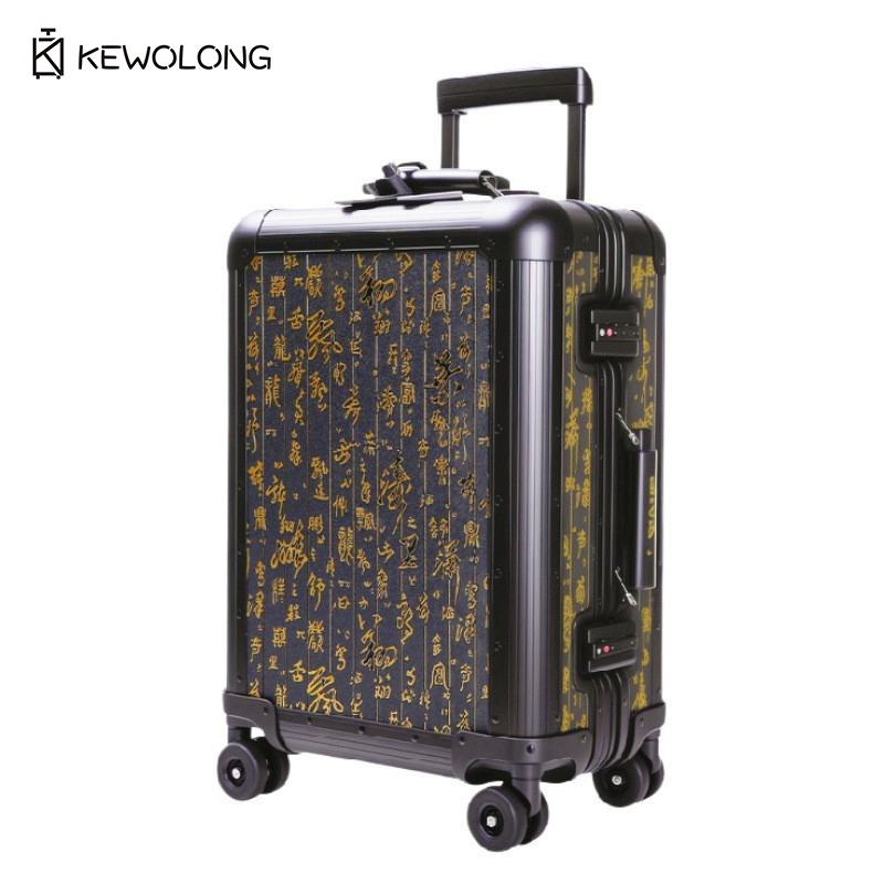Full Aluminum Magnesium Alloy  - Spinner Wheel Rolling Suitcase 20 Inch recension och pris