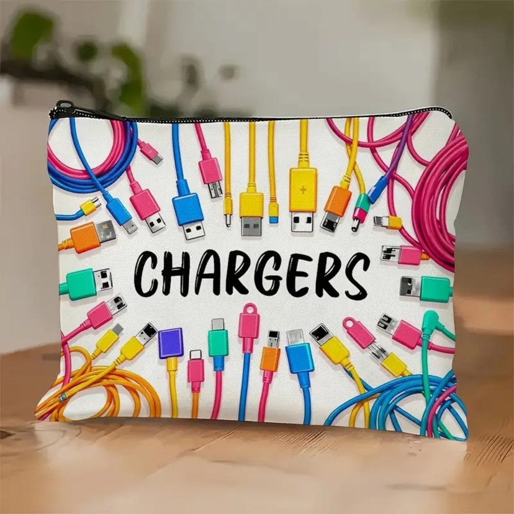 New Canvas Charger Storage Pou - Cosmetic Bags recension och pris