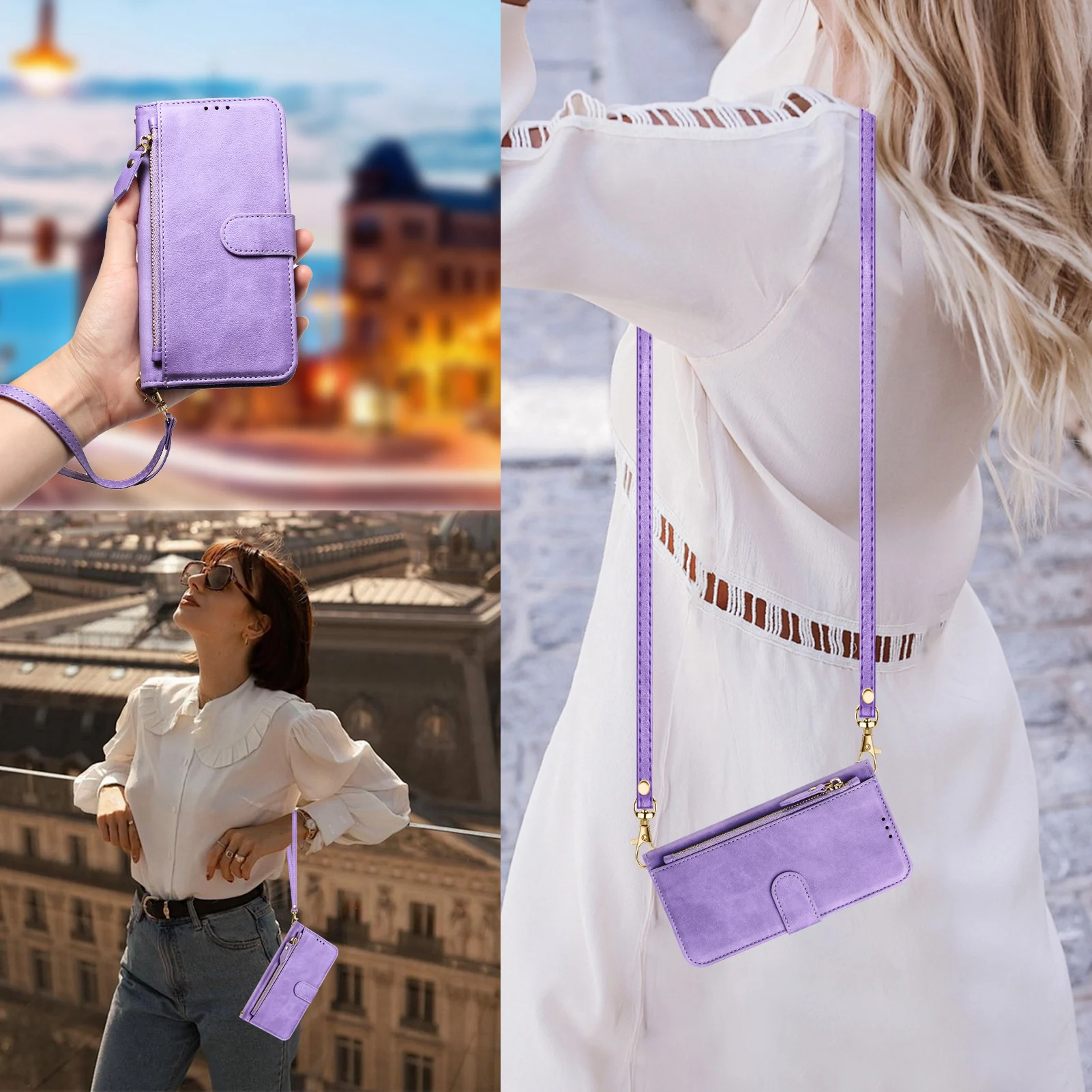 Crossbody Zipper Cards Solt Le - Wallets recension och pris