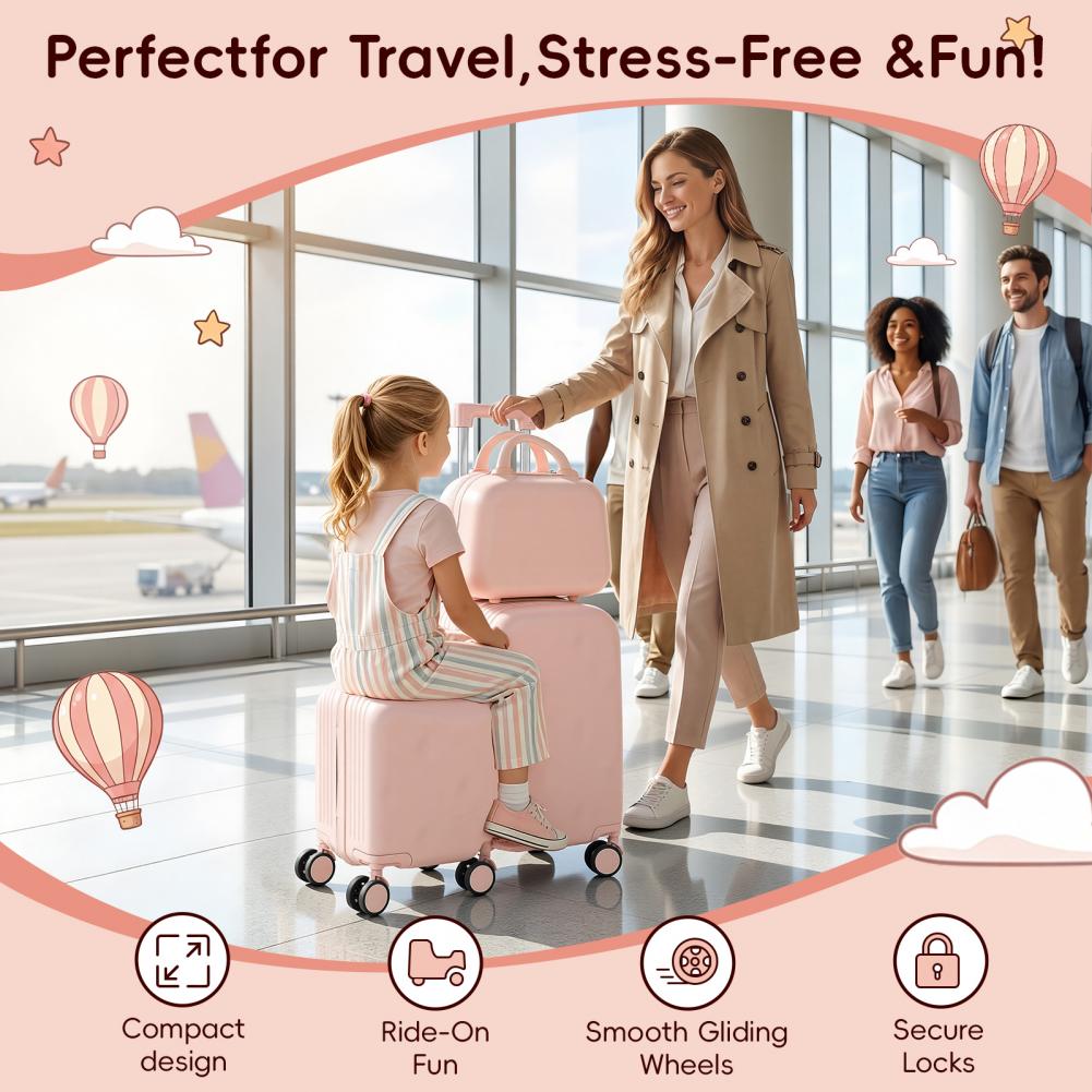 Fun Scooter 20 Inch Kids Ride  - Kids Ride On Suitcase Scooter recension och pris